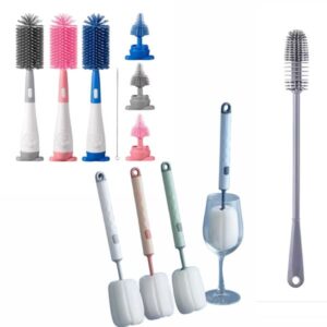 Silicone Bottle Cleaning Brush 1Pcs Sturdy cover