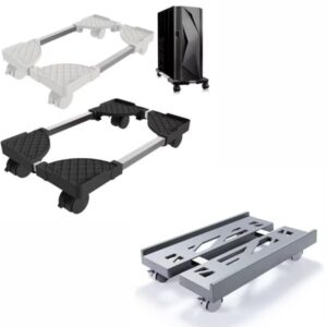 CPU Stand With Castors 1Pcs Sturdy Stand cover -min