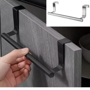 tea towel rail over door paper towel holder over door demo -min