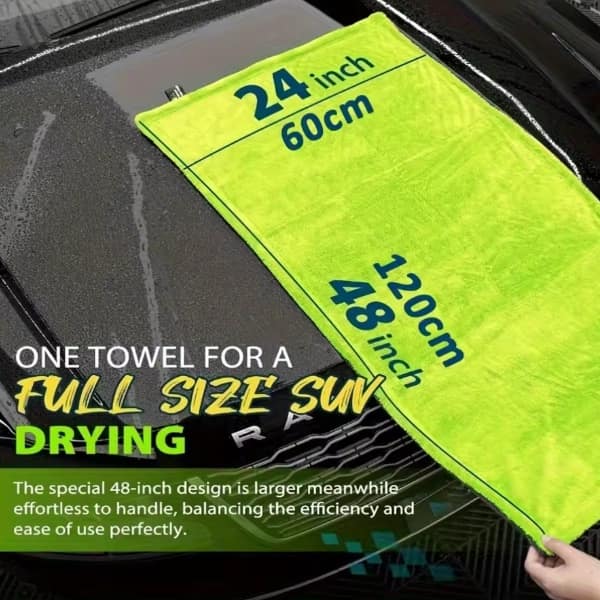 Car Wash Drying Towel 1/ 3Pcs Elite Towel 3 towel dimension -min