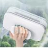 Magnetic Window Cleaner Double Sided Elite 1Pc in use -min