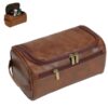 Mens Leather Toiletry Travel Bag Elite 1Pc Bag cover -min